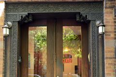 20-5 Carved Door To Lockwood de Forest House At 7 East 10 St New York Greenwich Village